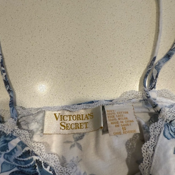 Victoria’s Secret Gold Label Babydoll Top Floral Small - Picture 2 of 3
